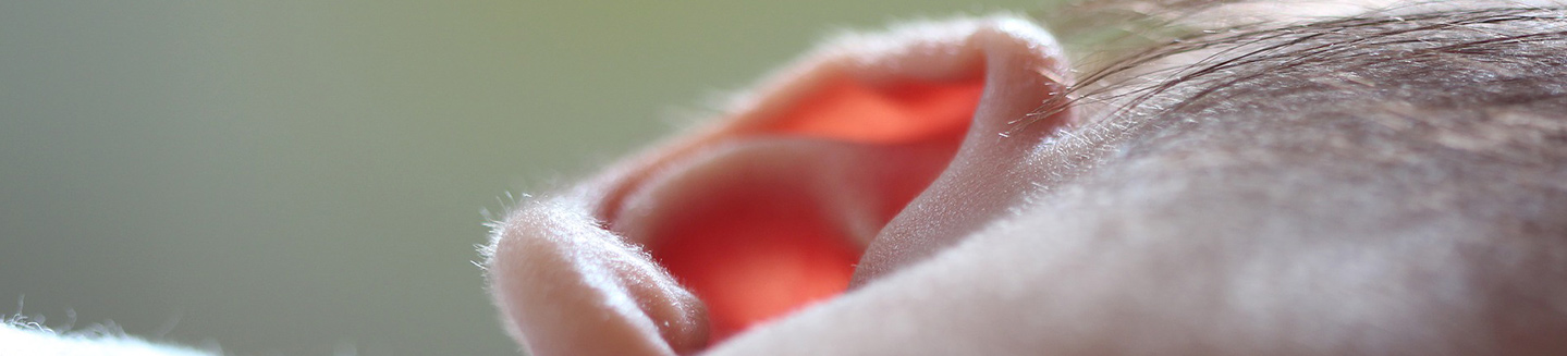 a baby's ear