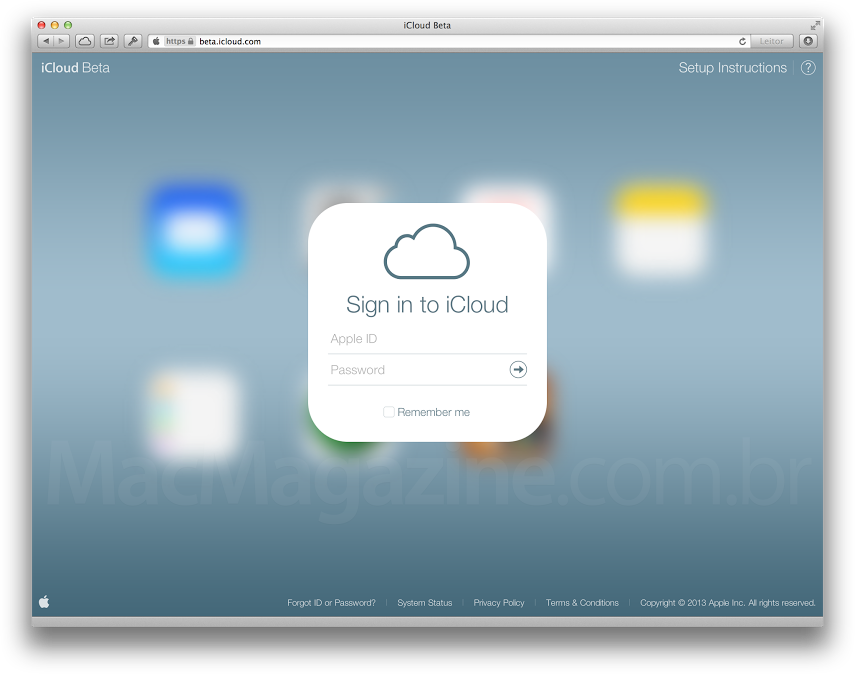 iCloud iOS 7 Style