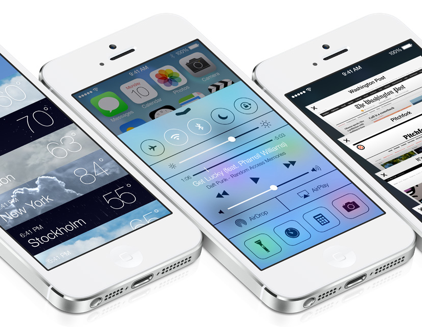 iOS 7 translucency