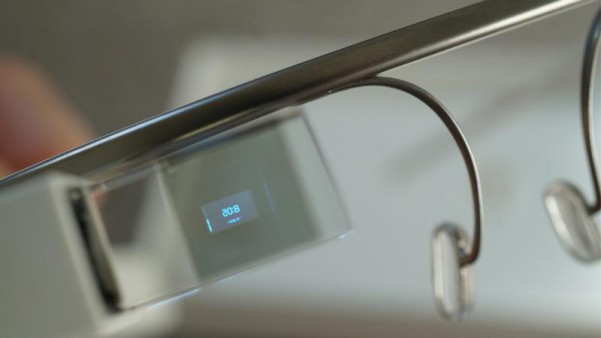 Google Glass screen