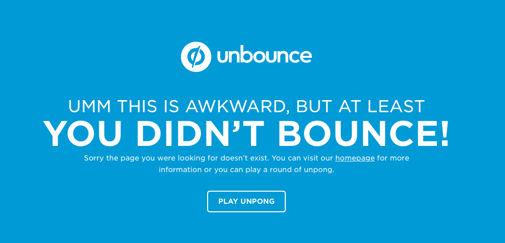 unbounce 404 page