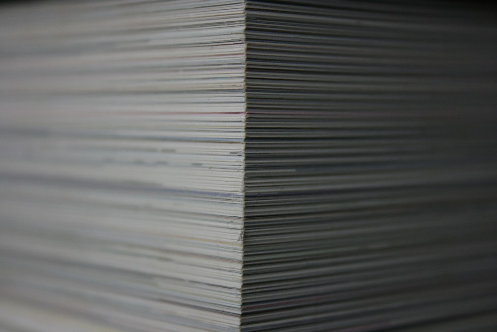 stacks of paper