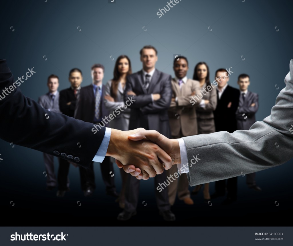 handshake stock photo